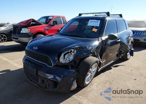 2013 Mini Countryman Cooper S z USA, uszkodzony, nr VIN WMWZC5C53DWM15154